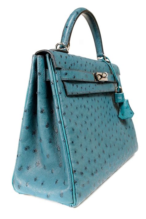 hermes kelly in ostrich skin